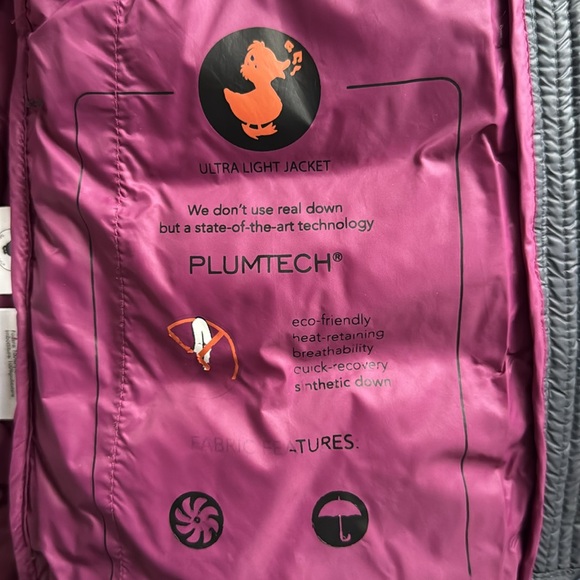 Women’s Gray Puffer Coat by Save the Duck size S - Picture 6 of 6